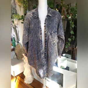 VINTAGE BON CHANCE DENIM TOP 🪝